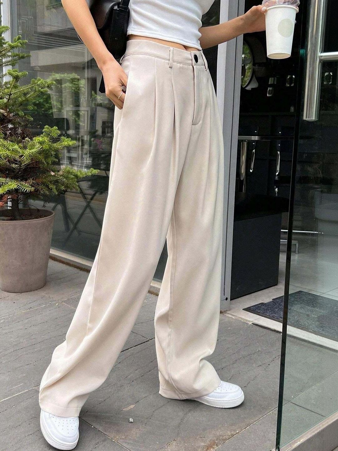 Women Pleated Trousers