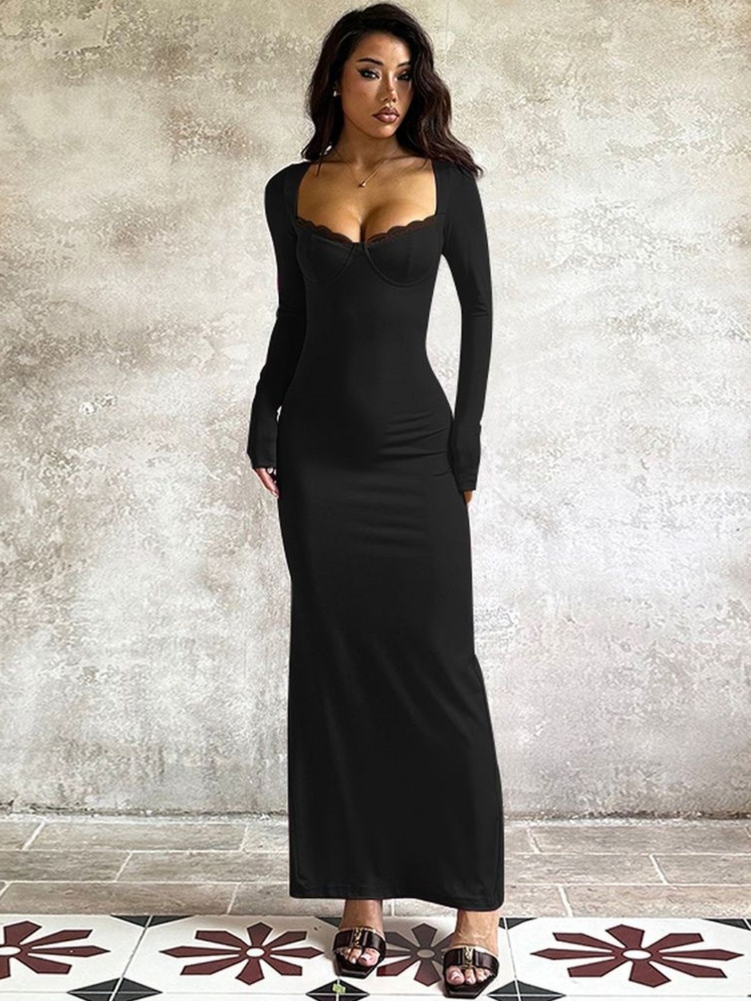 NOWI Bodycon Maxi Dress