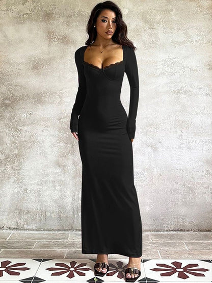 NOWI Bodycon Maxi Dress