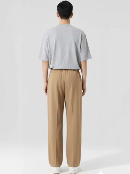 Men Street Style Khaki Trouser