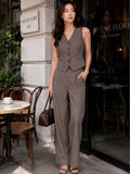Striped Sweater with Trousers