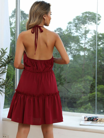 Ruffled A-Line Dress