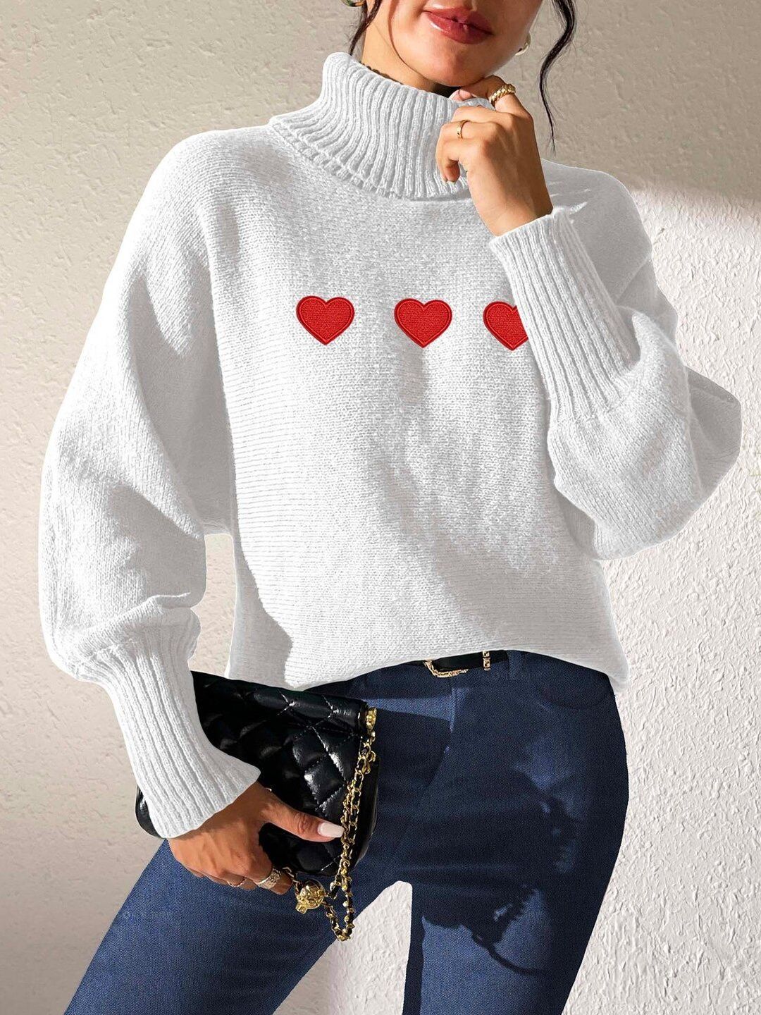 Women Embroidered Pullover with Embroidered Detail