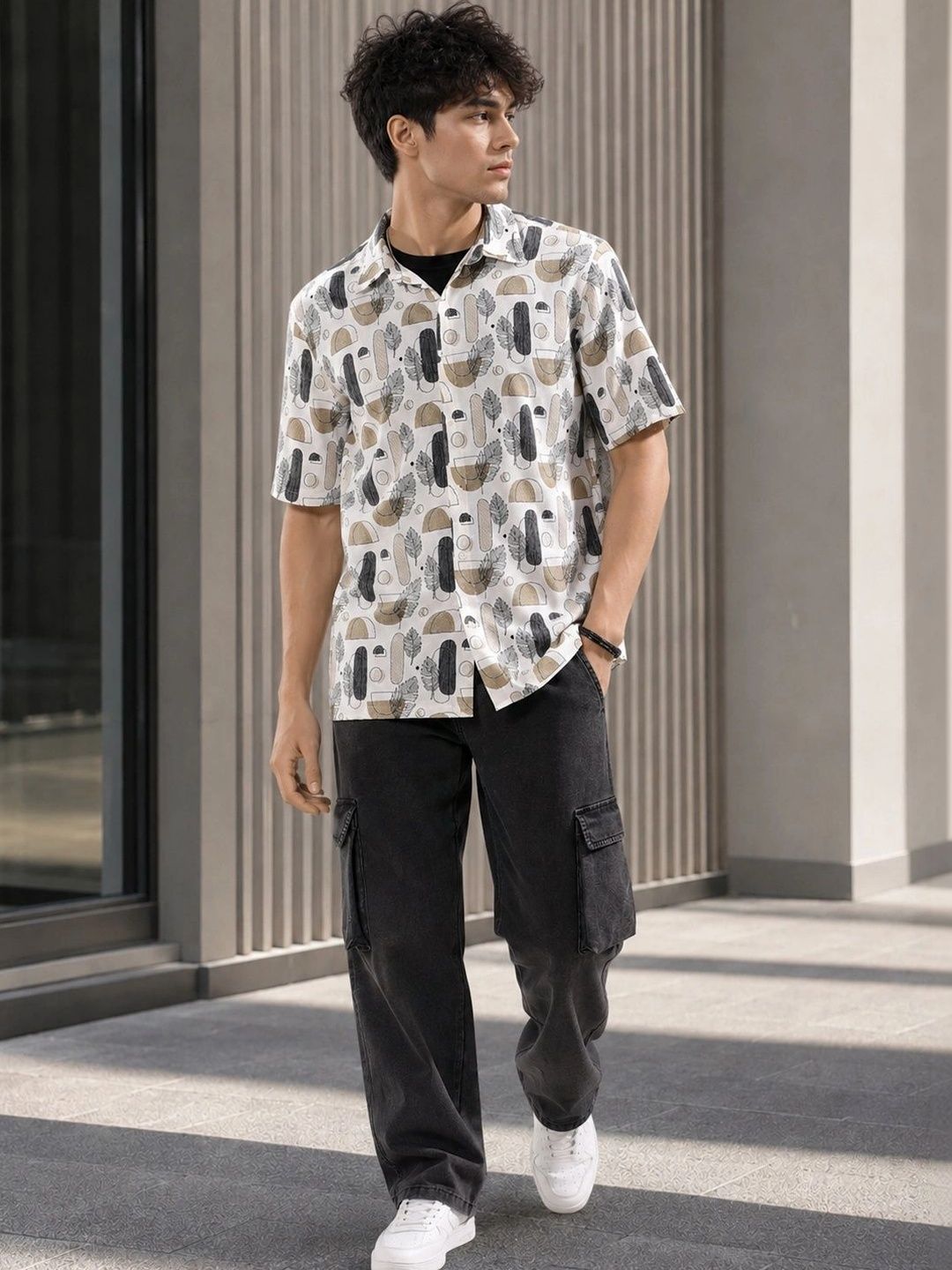 Men Printed Casual Shirt