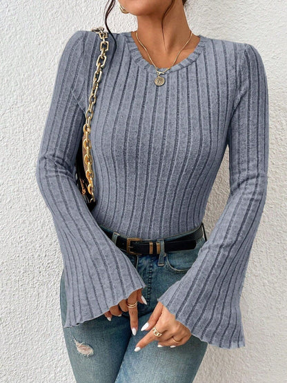 Women Ribbed Pullover