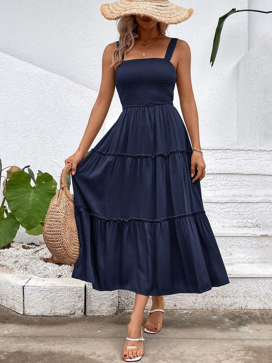 A-Line Midi Dress
