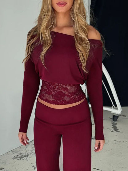 NOWI One Shoulder Crop Top
