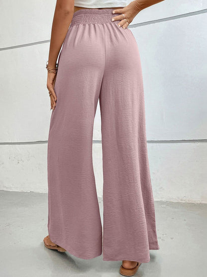 Women Loose Fit High-Rise Trousers