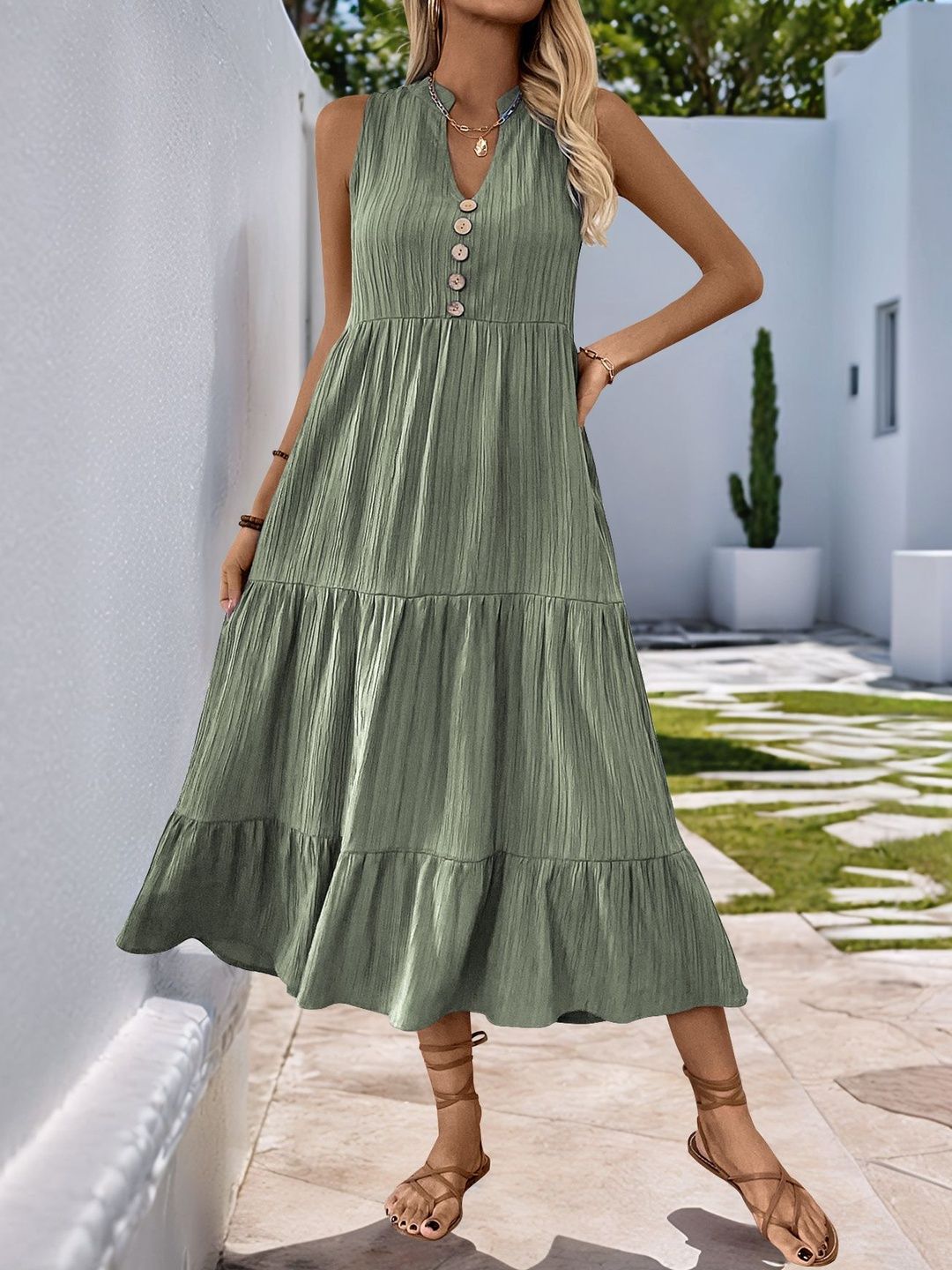 A-Line Midi Dress
