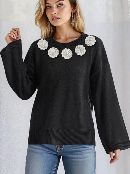 Women Pullover with Embellished Detail
