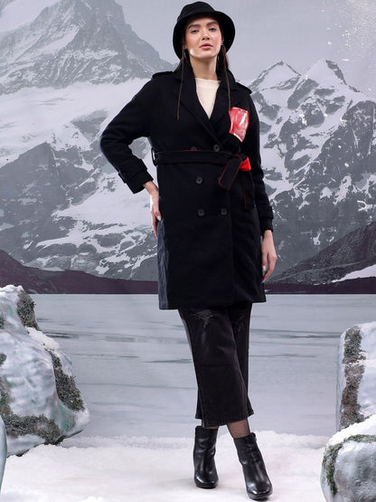 Nowi Printed Double Breasted Coats