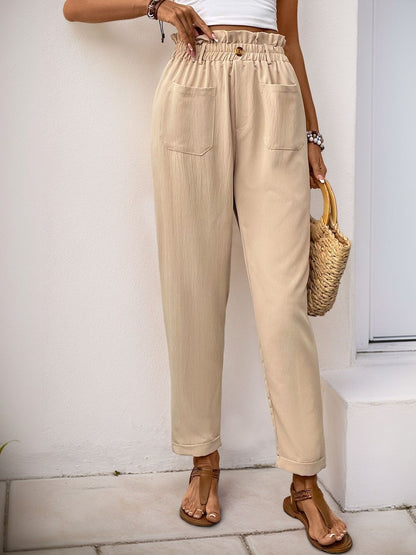 Women High-Rise Non Iron Trousers