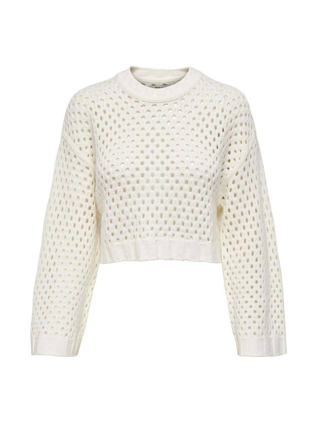 NOWI Women Woollen Crop Pullover