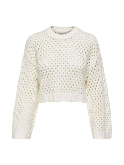 Women Woollen Crop Pullover