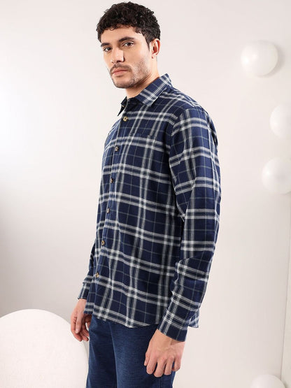 Men Checked Casual Shirt