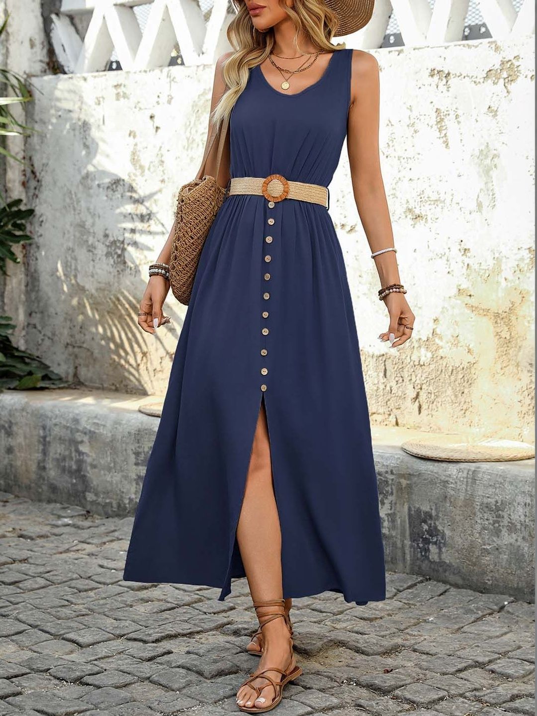 A-Line Midi Dress