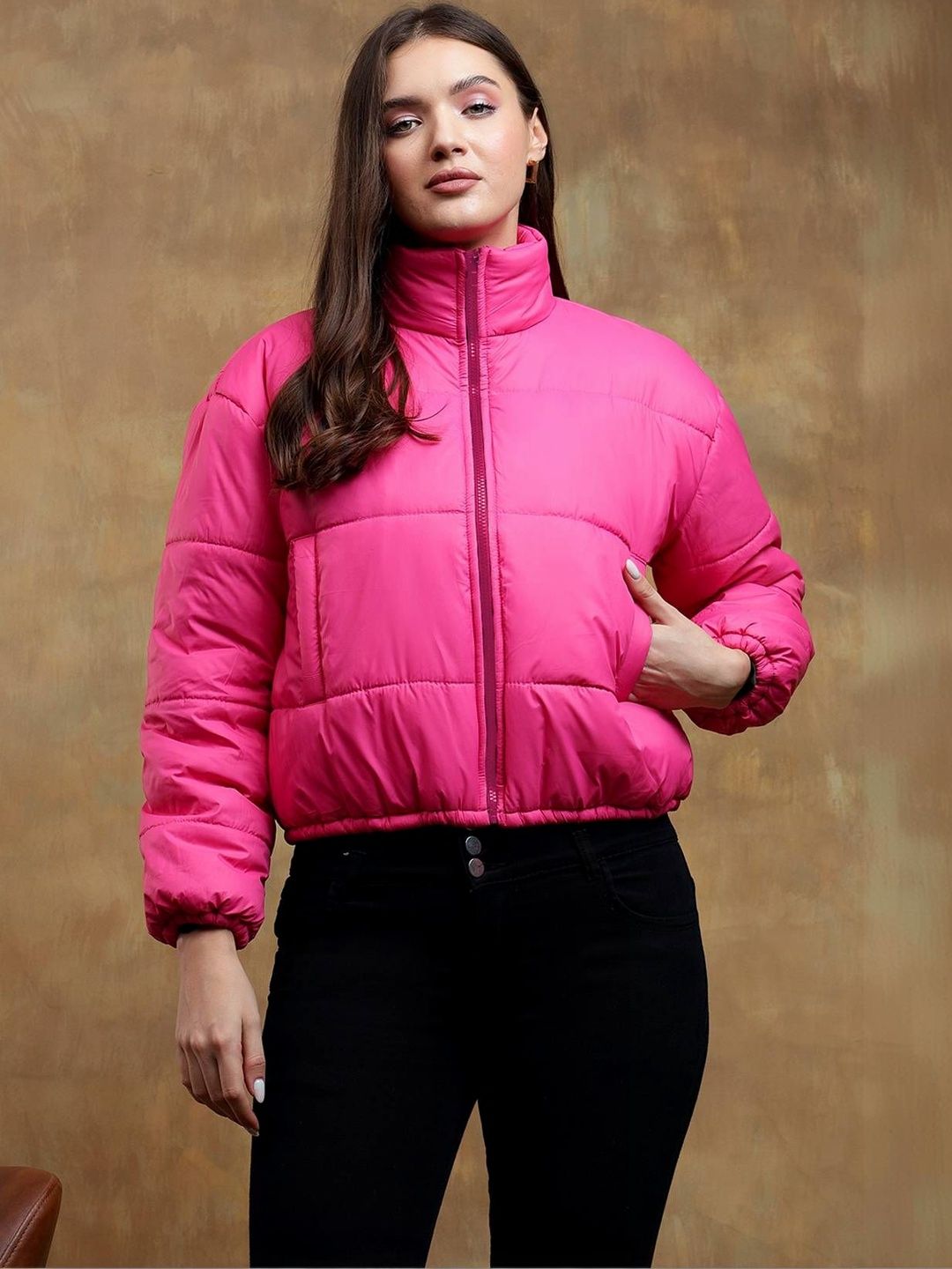 NOWI Women Lightweight Crop Puffer Jacket