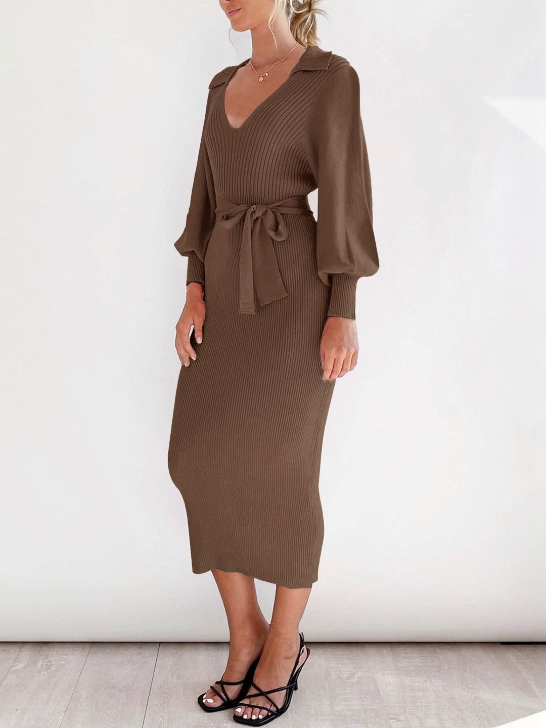 A-Line Midi Dress