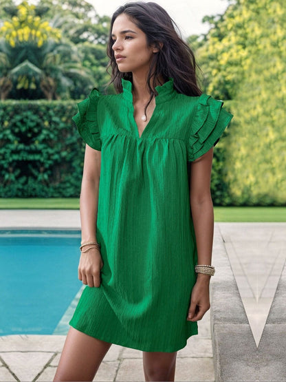 Flutter Sleeve Dress