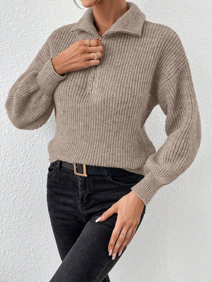 Women Ribbed Pullover