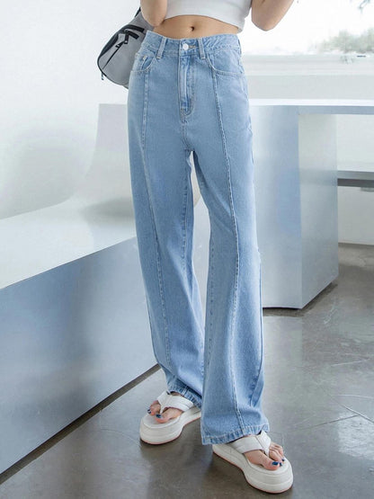 Women Straight Fit High-Rise Stretchable Jeans