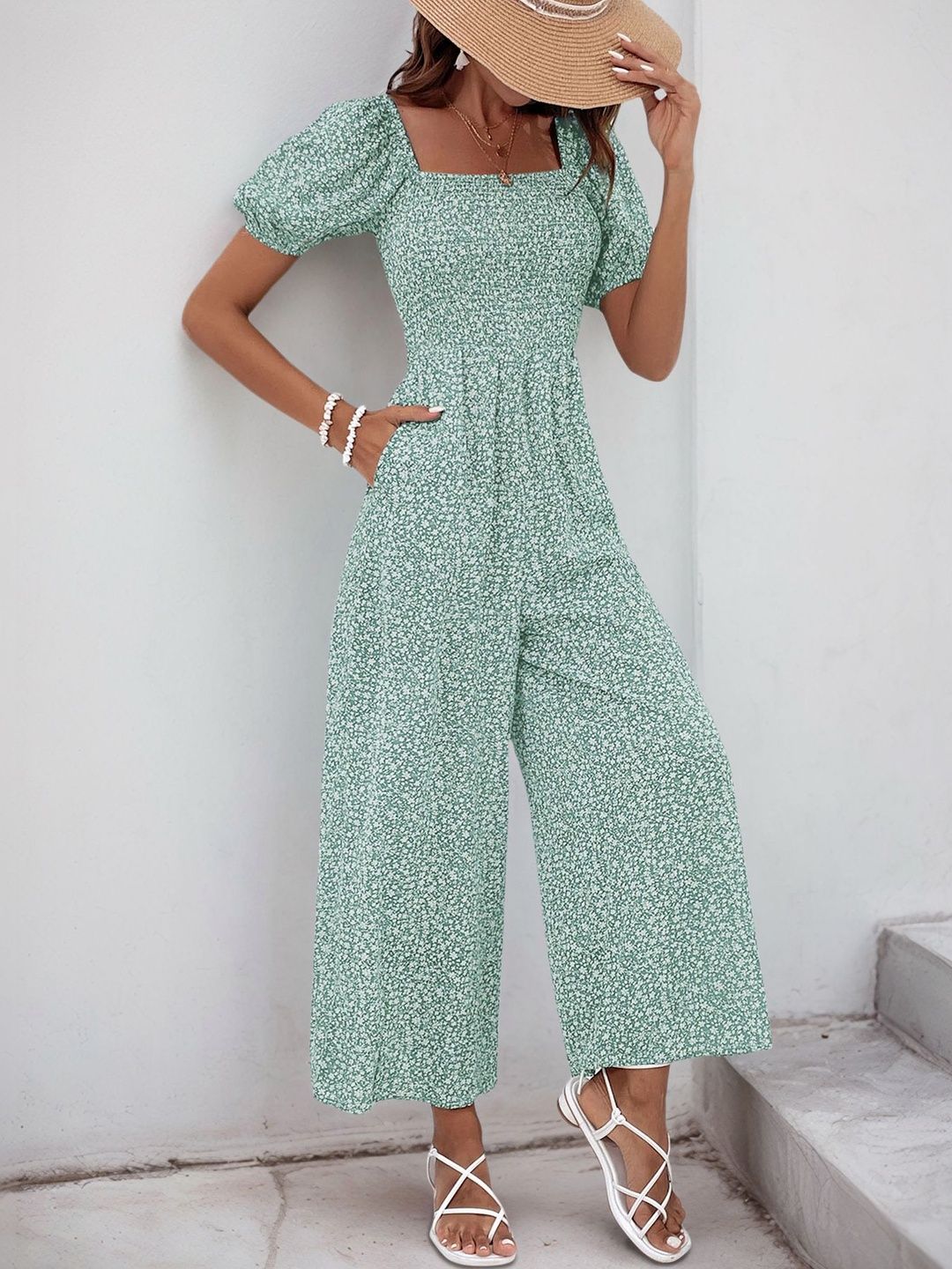 Printed Basic Jumpsuit