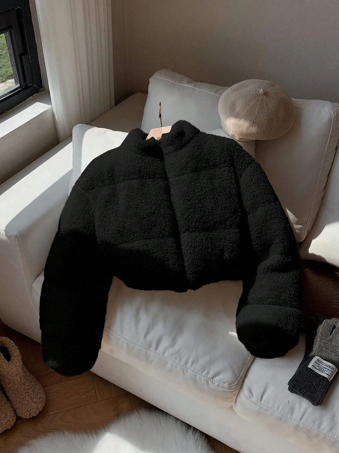 NOWI Women Lightweight Crop Puffer Jacket