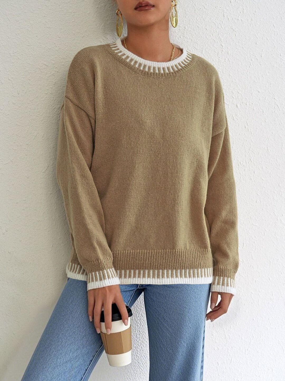 Women Striped Pullover