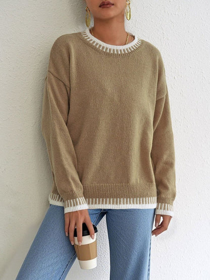 Women Striped Pullover