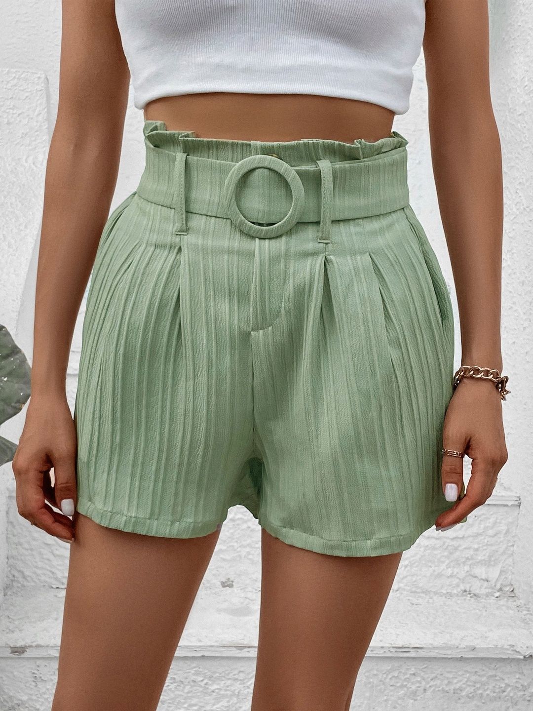 Women High-Rise Fashion Shorts