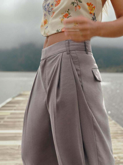 Women Pleated Trousers