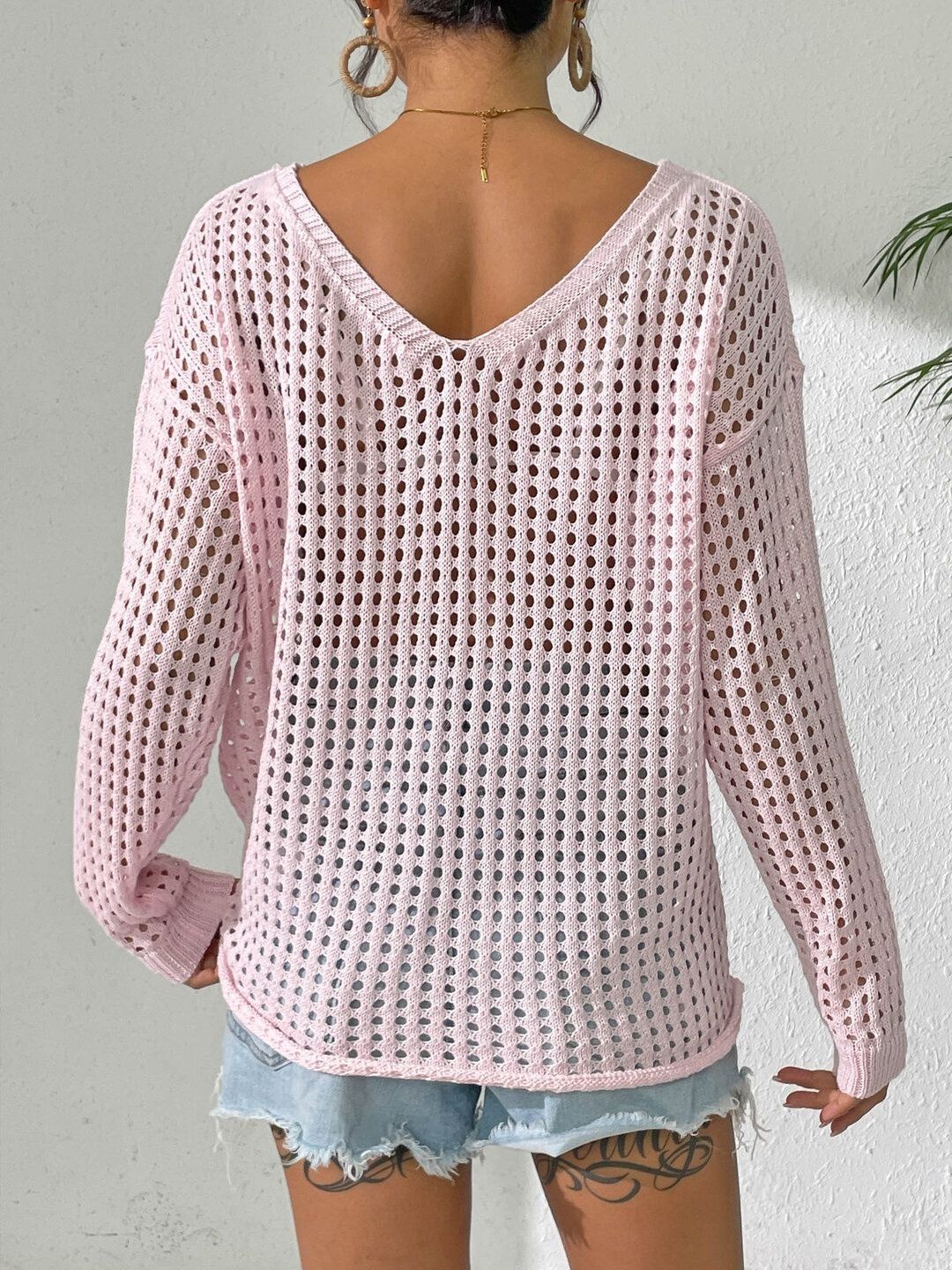 Women Pullover with Applique Detail