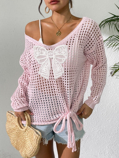 Women Pullover with Applique Detail