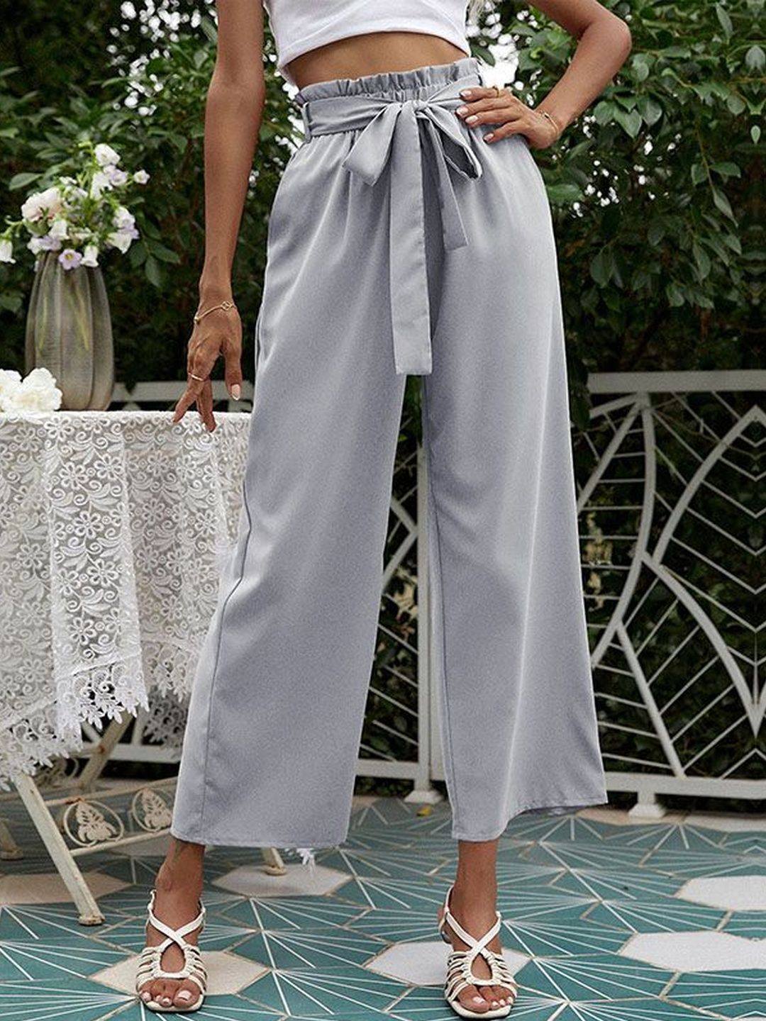 Women Loose Fit Non Iron Trousers