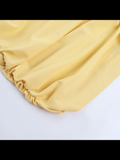 NOWI Flared Sleeve Mini Dress