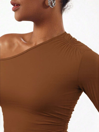 One Shoulder Bodysuit