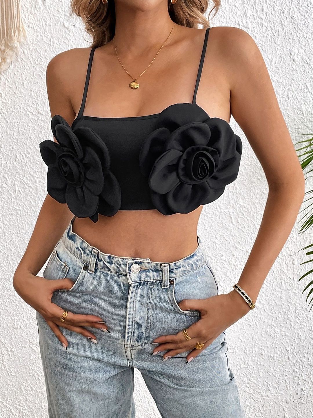 Applique Crop Top