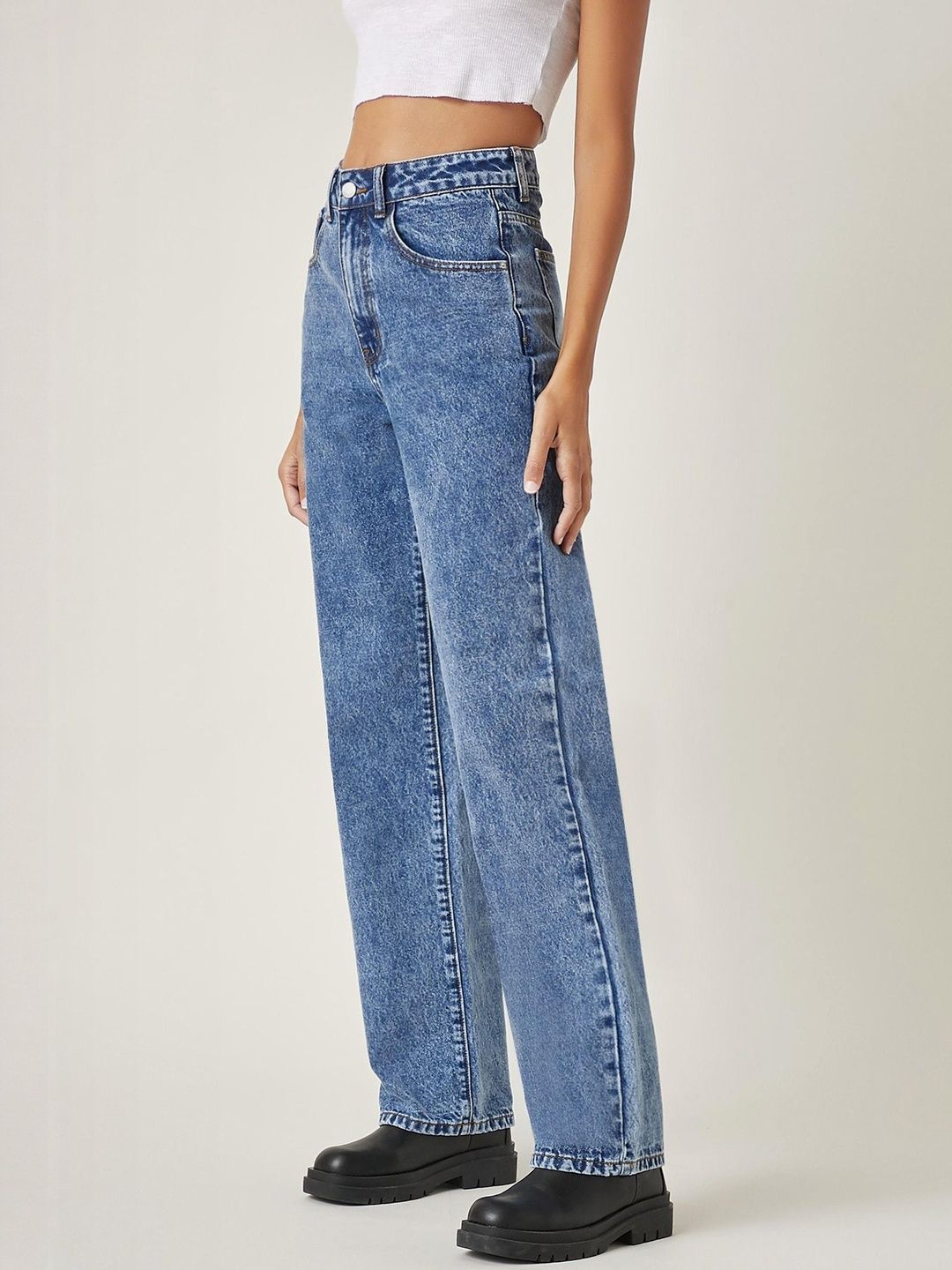 Women Pack Of 2 High-Rise Light Fade Clean Look Stretchable Jeans