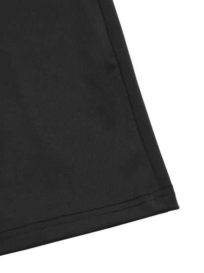 Women's Black Colourblocked Off-Shoulder Sheath Maxi Dress