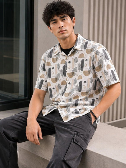 Men Printed Casual Shirt