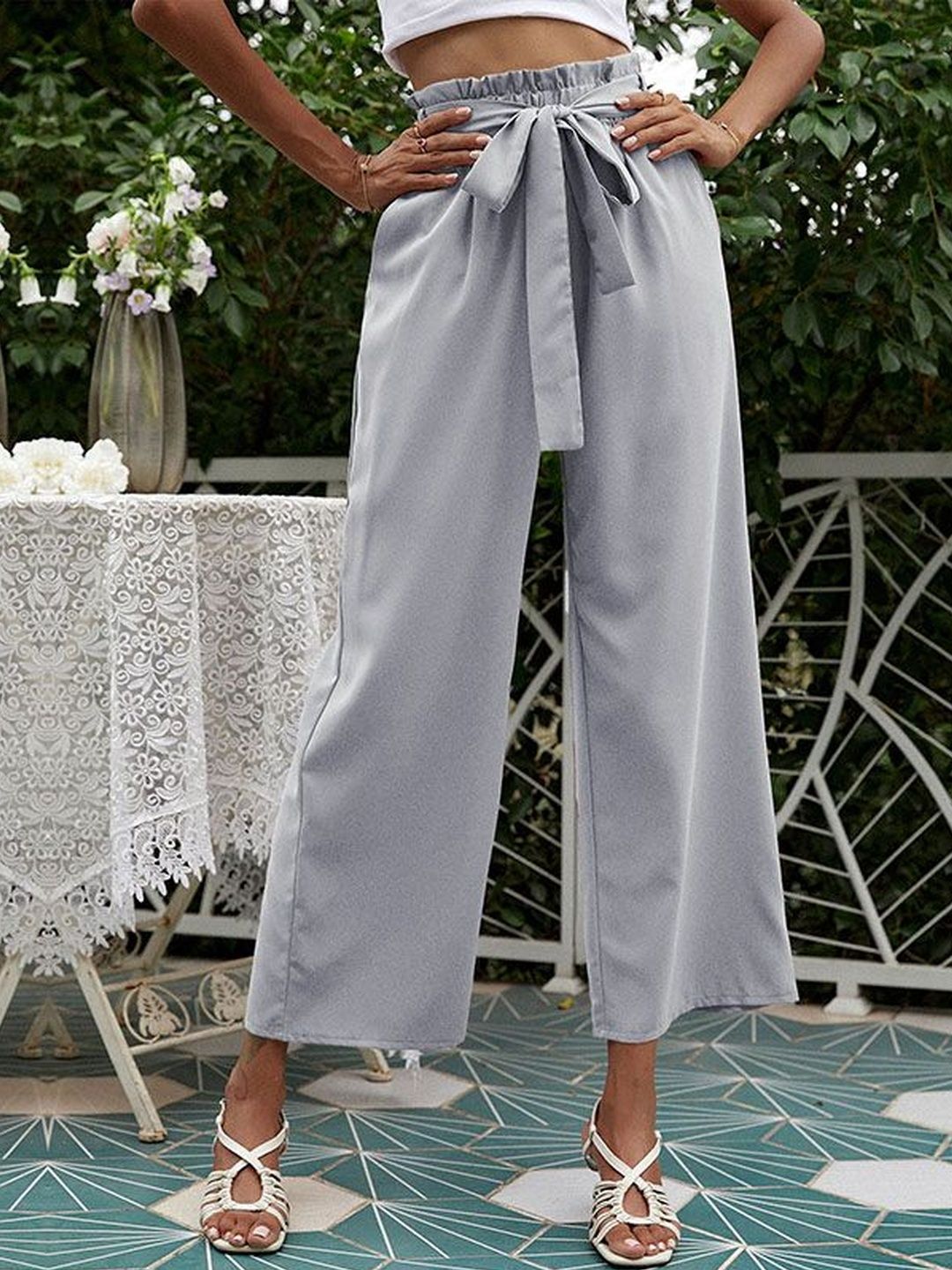 Women Loose Fit Non Iron Trousers