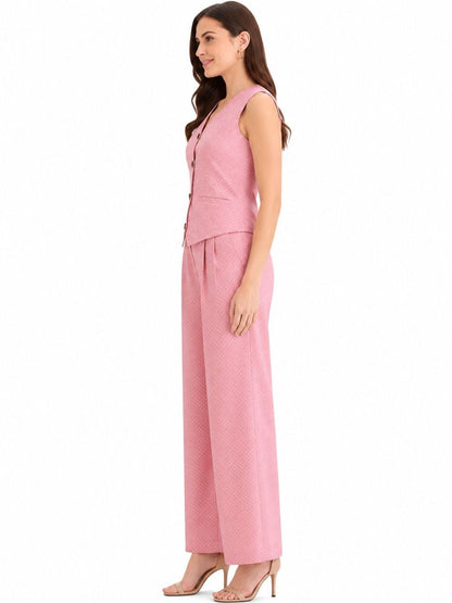 Self Design Vest Top with Trousers
