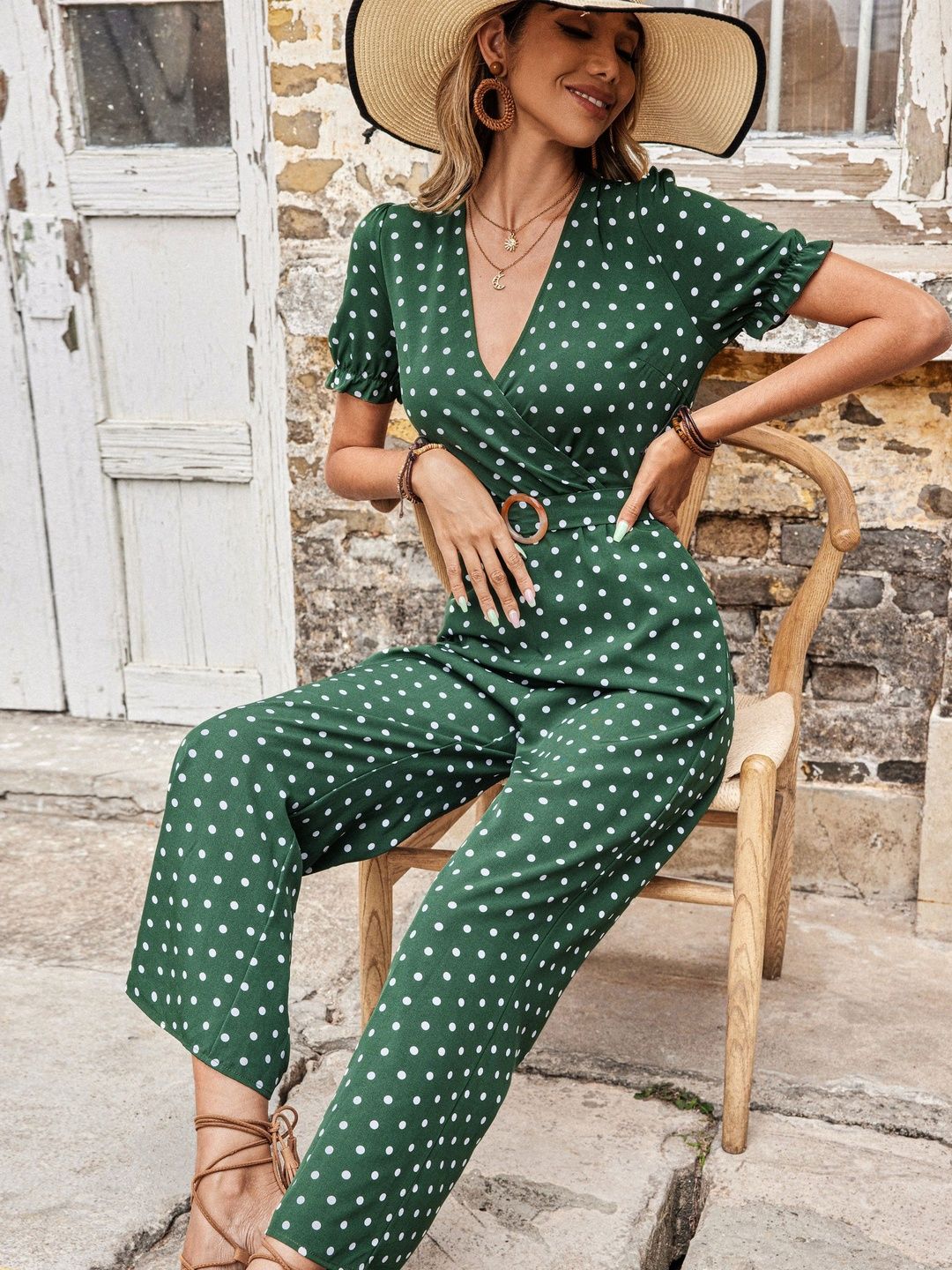 Printed Basic Jumpsuit