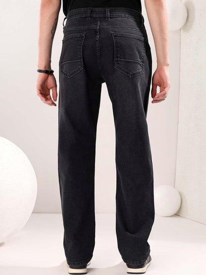 Men Straight Fit Mid-Rise Light Fade Jeans