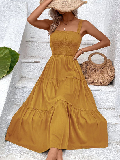 Liva A-Line Midi Dress