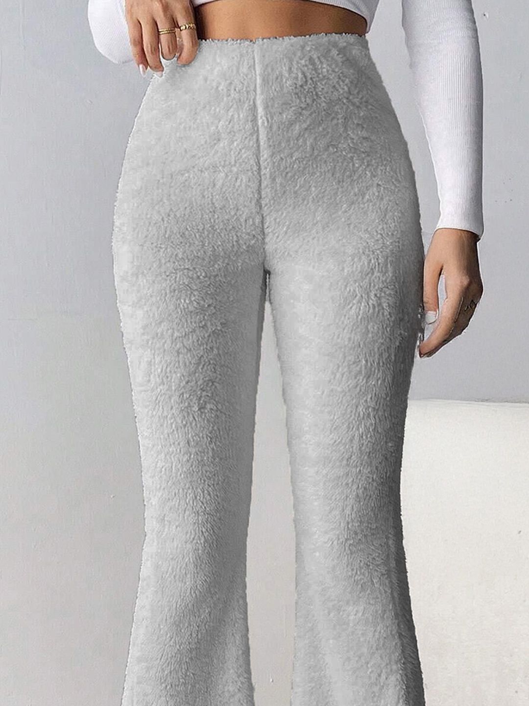 NOWI Women High-Rise Easy Wash Trousers