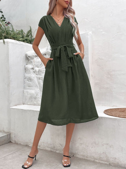 Fit & Flare Midi Dress