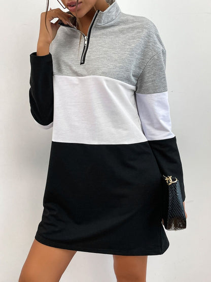 Women Colourblocked Sweatshirt