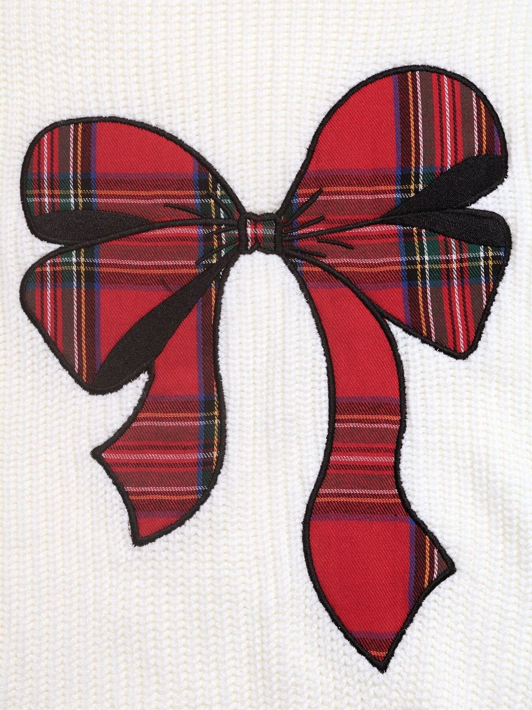 Women's Nowi Women Checked Pullover With Embroidered Detail