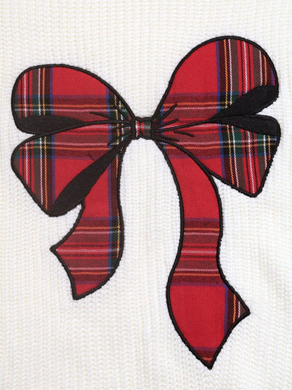 Women's Nowi Women Checked Pullover With Embroidered Detail